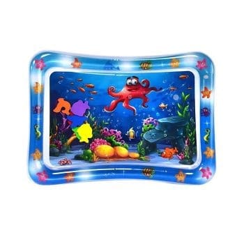 MIMU Baby Water Mat Inflatable Soft Play Mat for Tummy Time Octopus and Sea Graphics