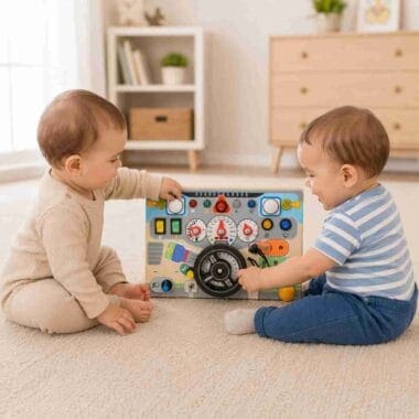 The Ultimate Montessori Play Setup: How an 8-in-1 Wooden Activity Table Grows With Your Child