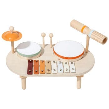 Wooden Musical Instrument Table for Kids