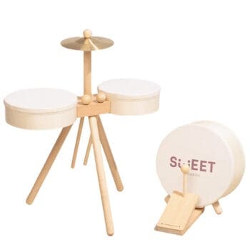 Wooden Kids Drum Set