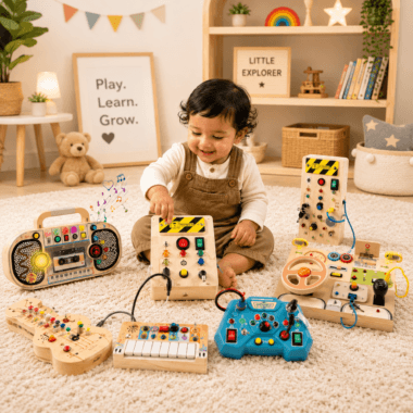 The Ultimate Montessori Play Setup: How an 8-in-1 Wooden Activity Table Grows With Your Child